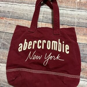 Abercrombie New York cloth tote bag